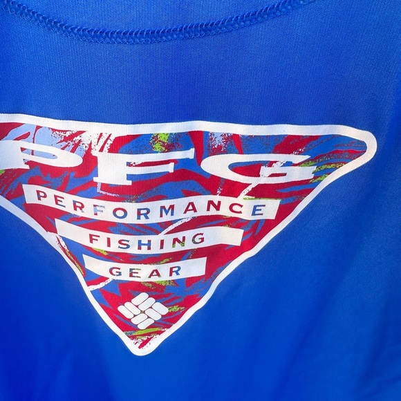 Columbia Sportswear Co women’s blue UPF 50 Omni-shade pullover top size … - Picture 2 of 9